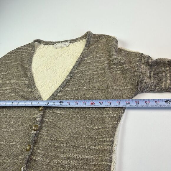 Areve Lace Crochet Duster Cardigan Sz M Long Fairycore Boho Chic Grunge Festival - Picture 6 of 10